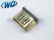 北京立式 180度HDMI母座 镀金连接器插头