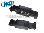 杭州泰科贴片7+15 22PIN 硬盘连接器SATA TYCO SMT母头高5.85mm