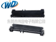 吴川贴片7+15 22PIN HDD连接器SATA SMT接口母座高5.0mm