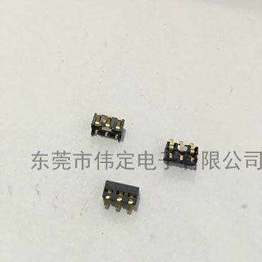 3PIN 贴片2.60mm间距 电池触片连接器