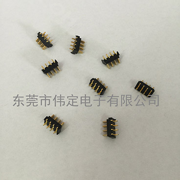 2.0mm 间距 刀片4PIN 电池连接器公座