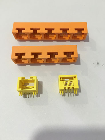 1X4 mini型RJ45连接器