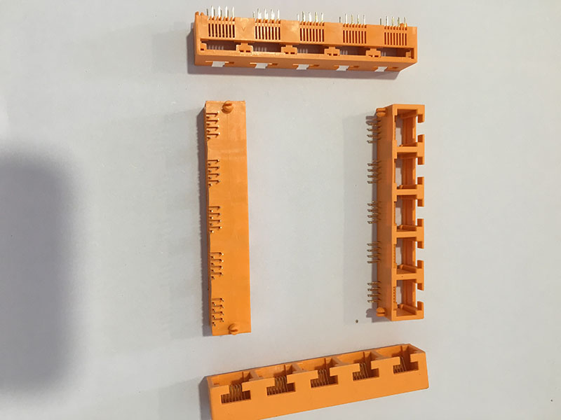 1X5  超小mini rj45五口网络接口