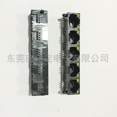 56 1x5全塑带灯RJ45网络接口